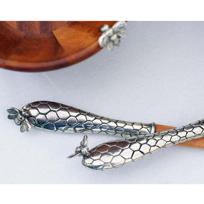 Little Bees Salad Server Set