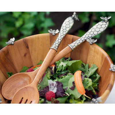 Little Bees Salad Server Set