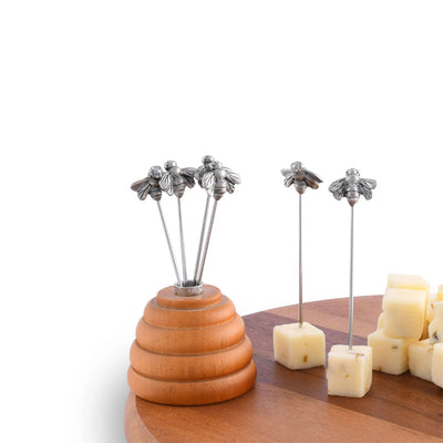 Hive Of Bees Cheese Pick Set