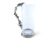 Pitcher Glass Pewter Marine Life Handle