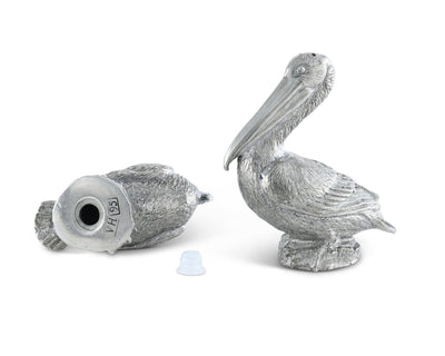 Pewter Pelicans Salt & Pepper Set