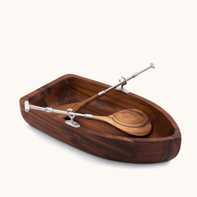 Row Boat Salad Bowl Set