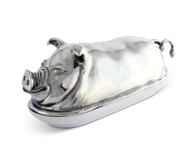 Happy Pig Butter Dish