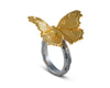 Napkin Ring Gold Butterfly