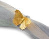 Napkin Ring Gold Butterfly