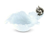 Bowl With Pewter Squirrel Fine Porcelain Leaf