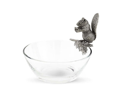 Squirrel Glass Nut Bowl