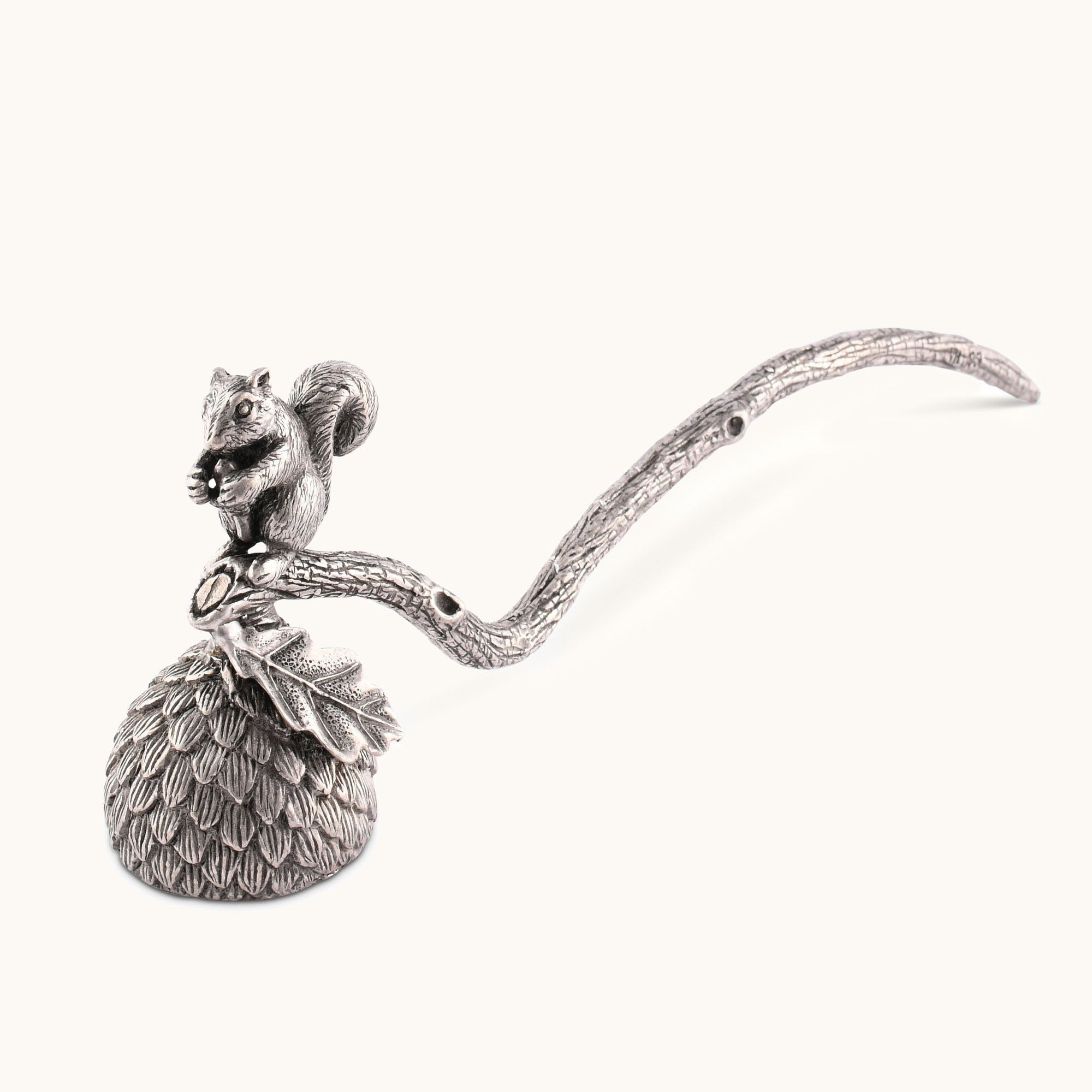 Pewter Squirrel Candle Snuffer