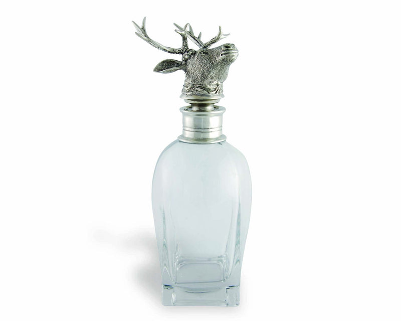 Classic Pewter Cap Liquor Decanters