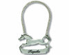 Pewter Galloping Steed Decanter Tags