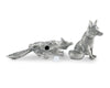 Pewter Foxes Salt & Pepper Set