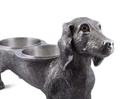 Pewter Dog Feeding Bowl