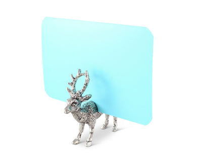 Pewter Deer Place Card Holder