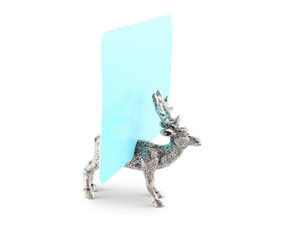 Pewter Deer Place Card Holder