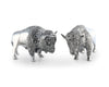 Pewter Bison Salt & Pepper Set