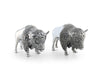 Pewter Bison Salt & Pepper Set