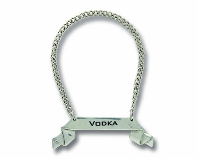 Pewter Ribbon Decanter Tags