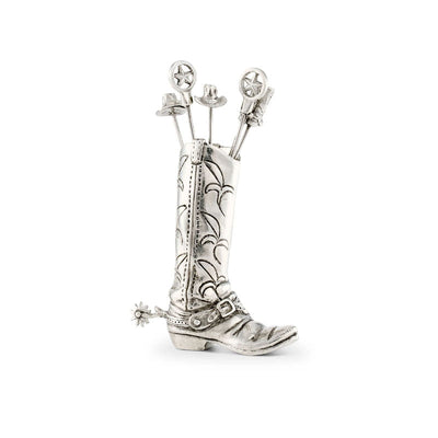 Western Boot Cheese Pick Set