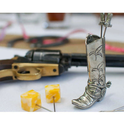 Western Boot Cheese Pick Set