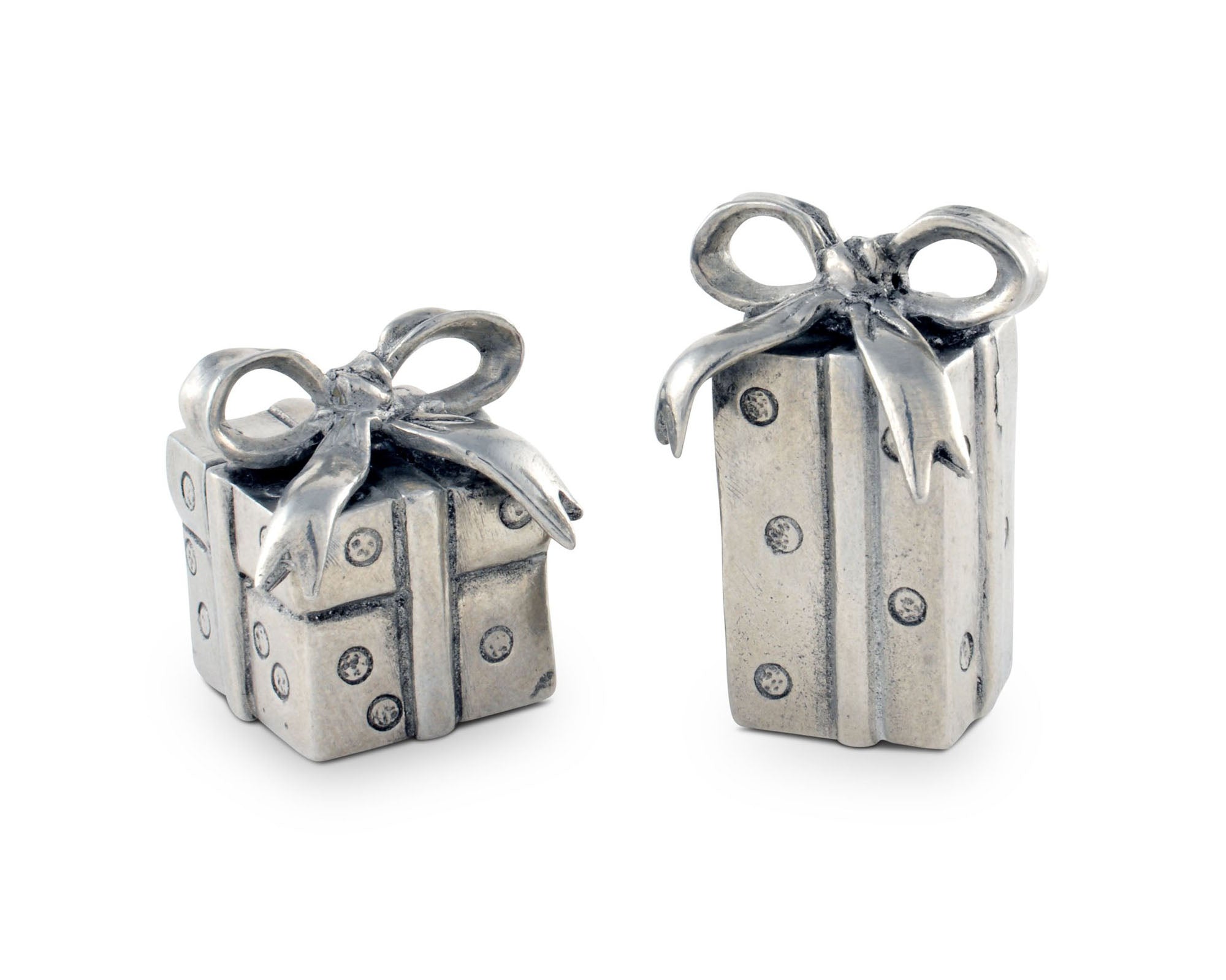 Christmas Package Place Card Holder Pair