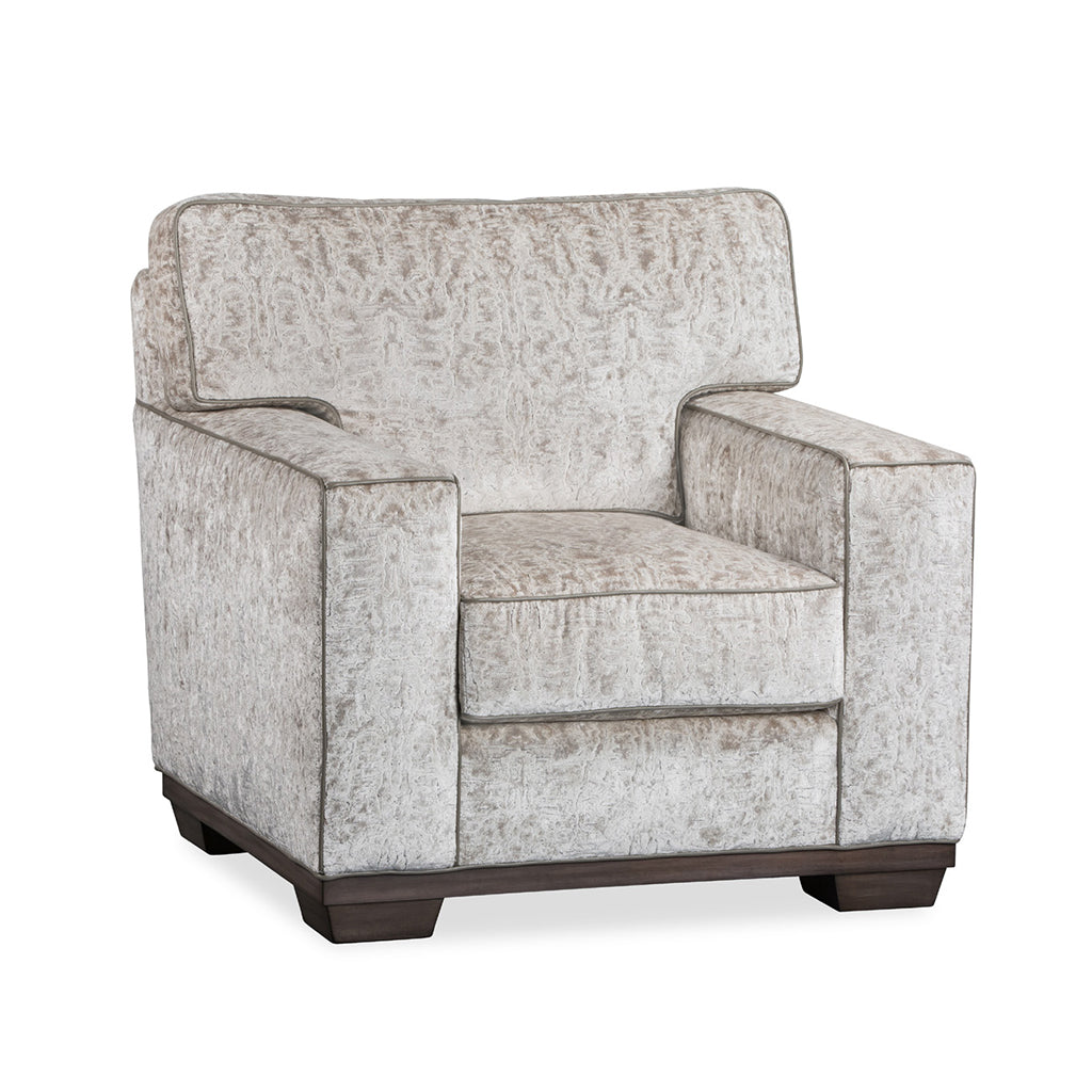 Contempoary Lounge Chair Straight arm