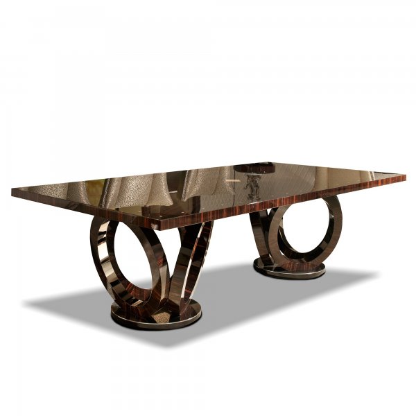 Art Deco, Macassar Ebony Dining Table, High End Dining Table, Luxury Dining Table