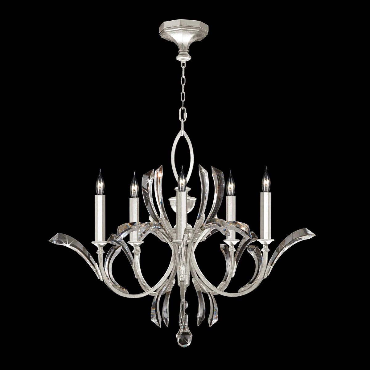Beveled Arcs 36" Chandelier