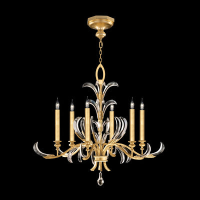 Beveled Arcs 37" Chandelier