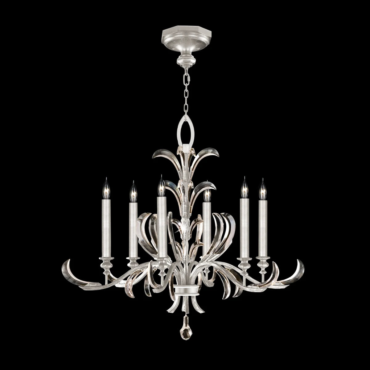 Beveled Arcs 37" Chandelier