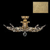 Crystal Laurel 28" Semi-Flush Mount