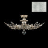 Crystal Laurel 28" Semi-Flush Mount