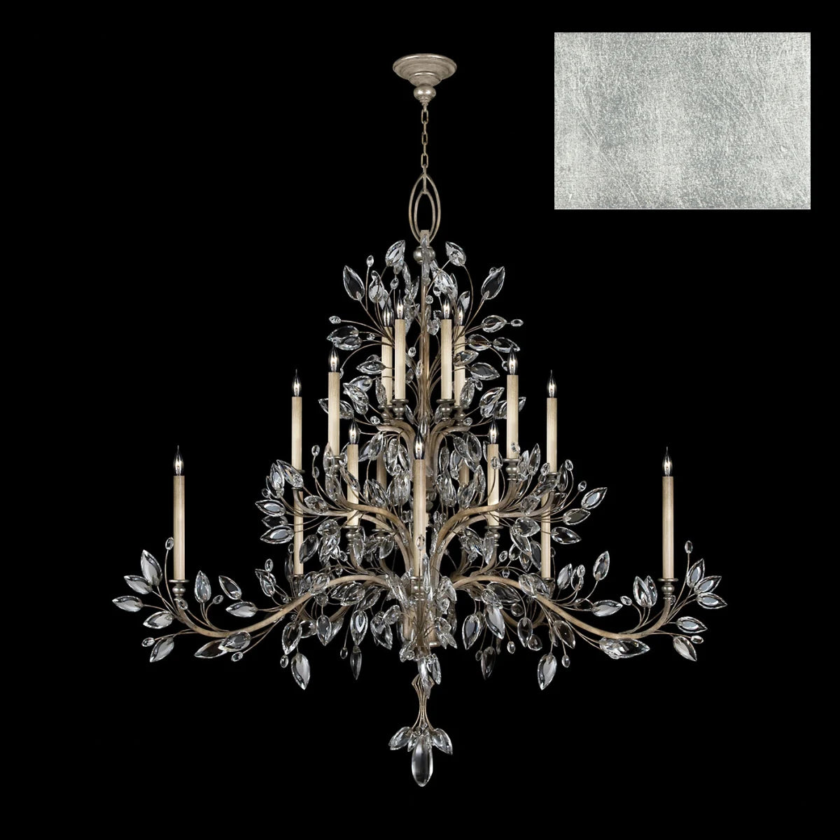 Crystal Laurel 75" Chandelier