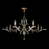 Beveled Arcs 74" Oblong Chandelier