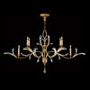 Beveled Arcs 74" Oblong Chandelier