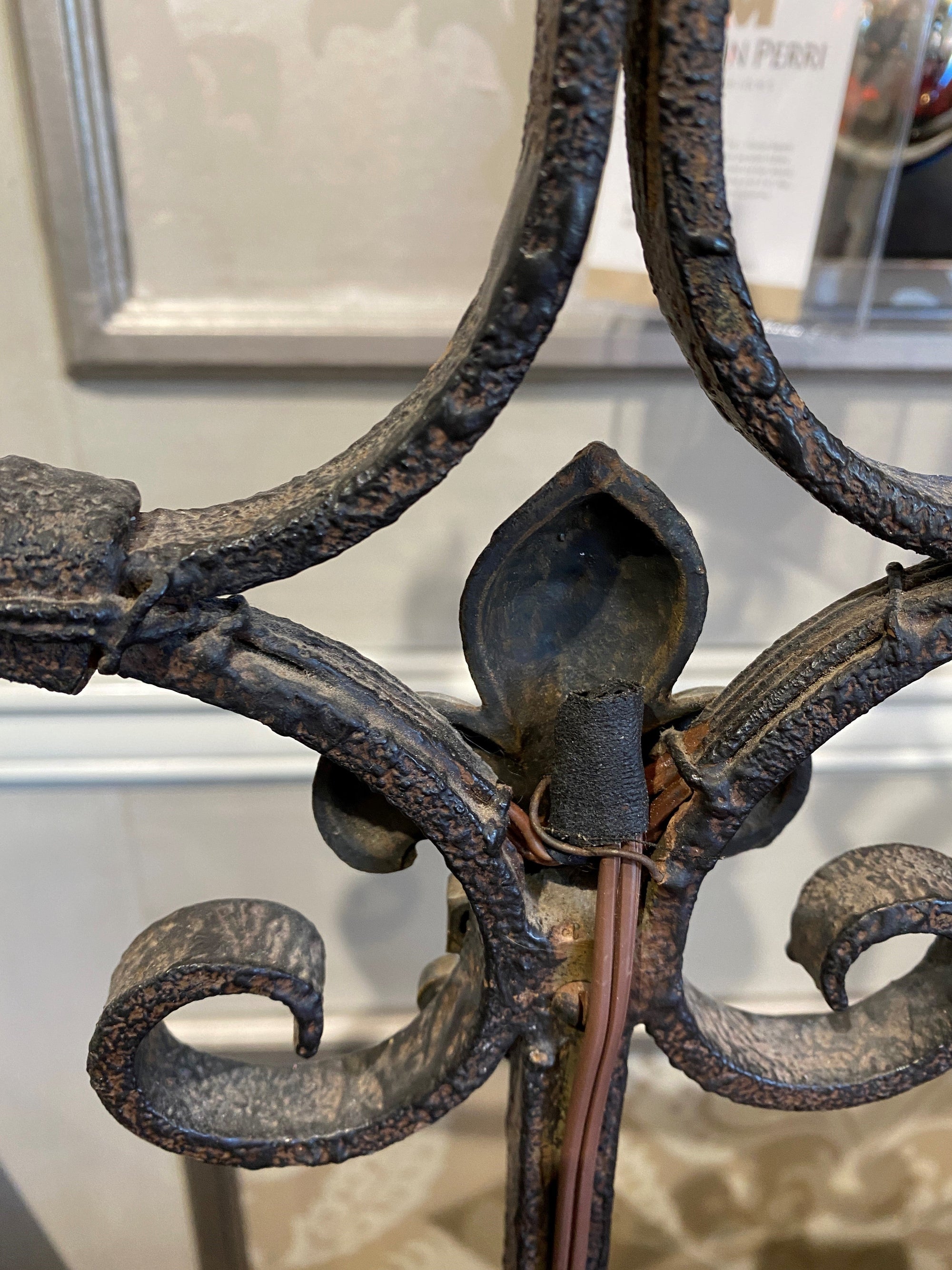 Old World Floor Lamp 19th Century