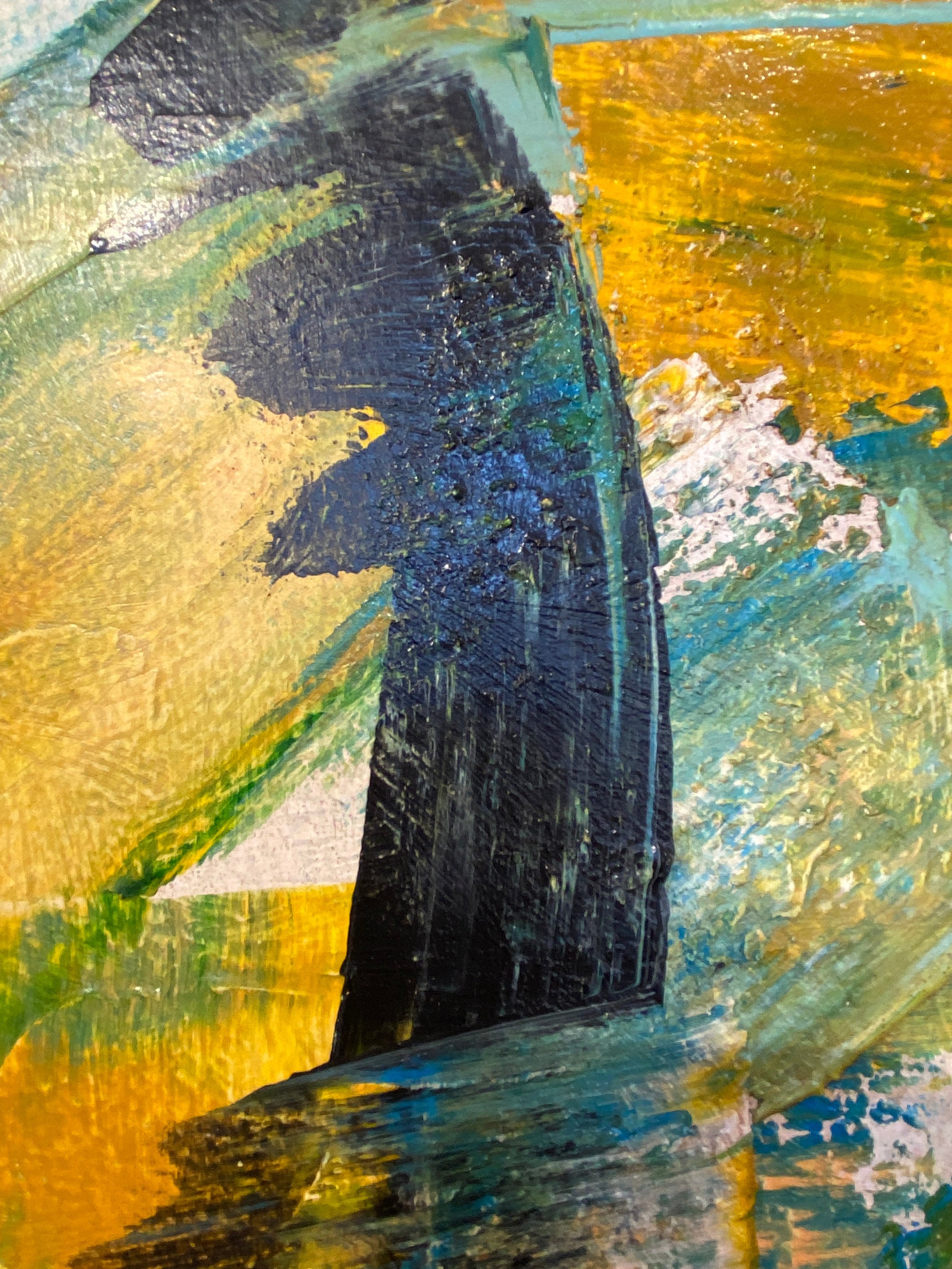 Abstract Artwork Marcelle Ferron Oil Canvas