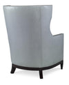 Leather Wing Chair Modern Townsendale, Martin Perri Interiors