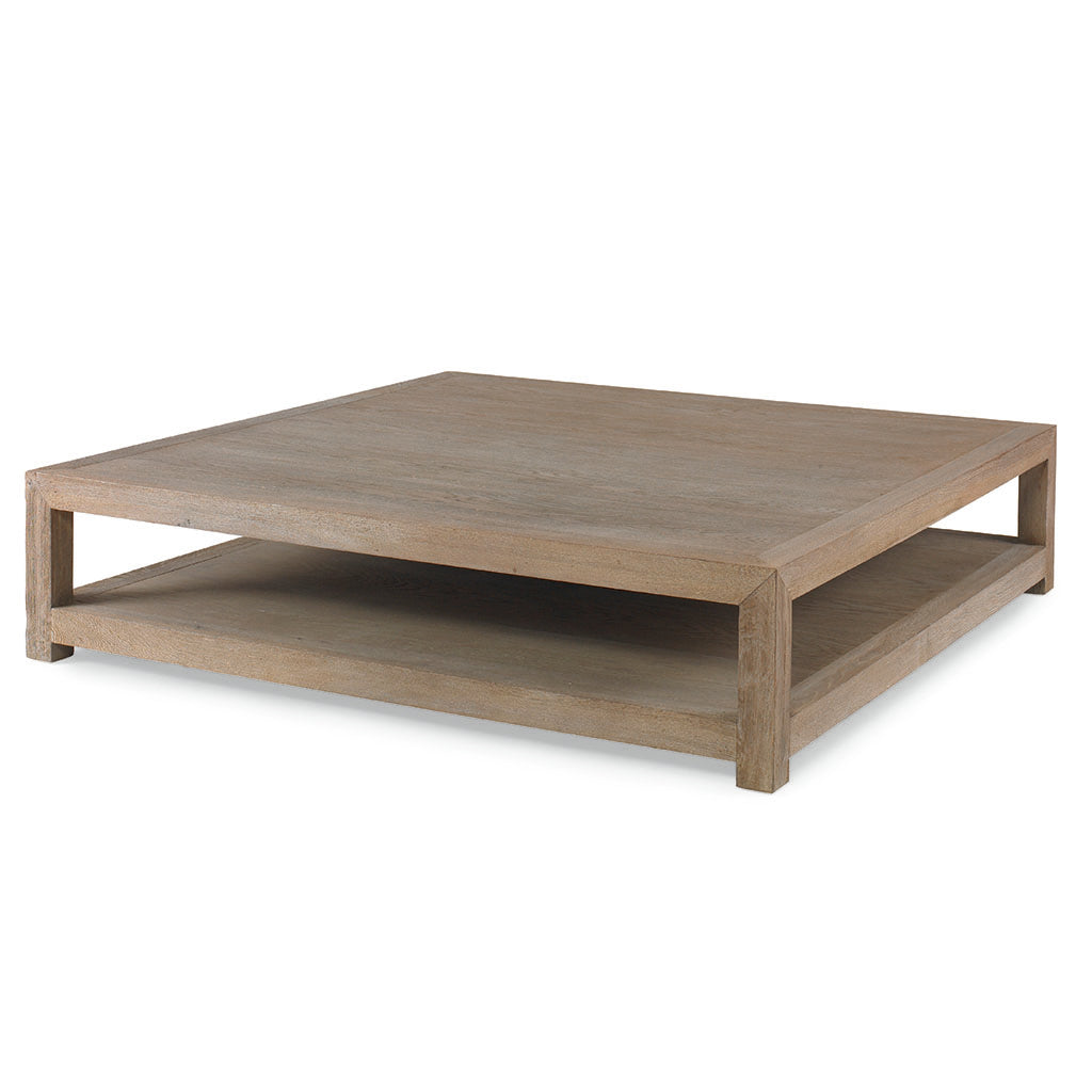 Century Furniture MN2019, Cerused Oak Modern Cocktail Table