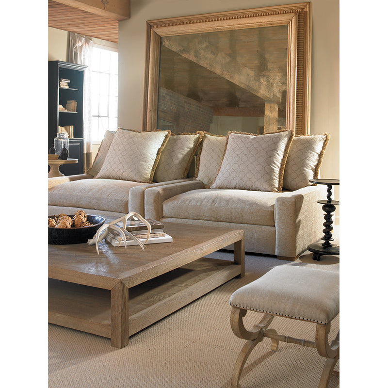 Century Furniture MN2019, Cerused Oak Modern Cocktail Table