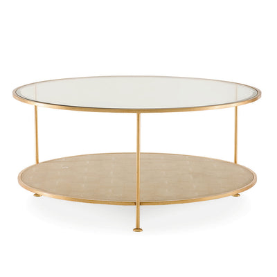 Monarch Transitional Round Cocktail Table