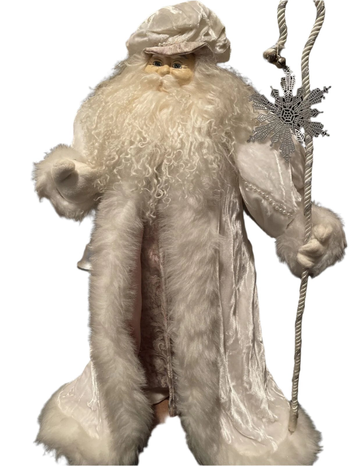 Snowflake Santa Figurine