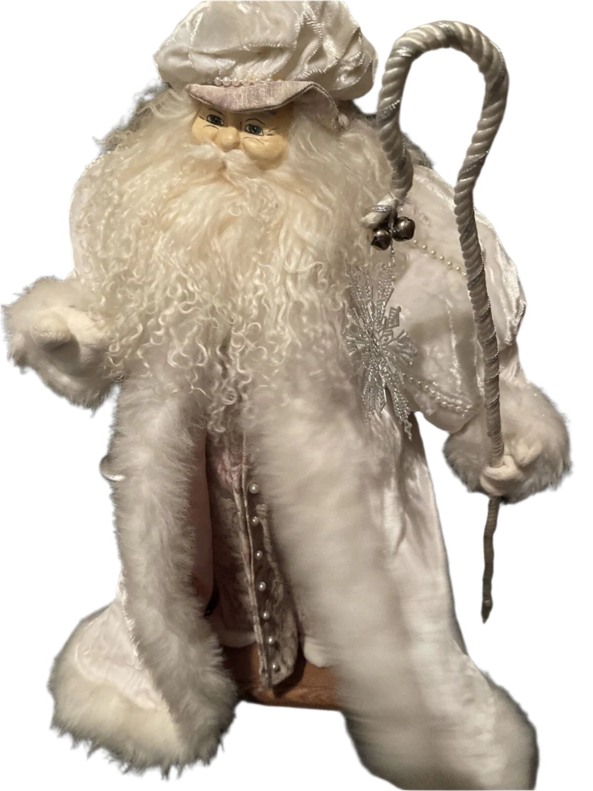 Snowflake Santa Figurine